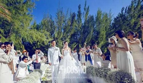 大溪地明星婚礼,明星们的浪漫婚礼天堂