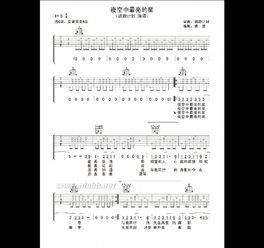 大明星 吉他谱,演绎经典，奏响星光璀璨之夜