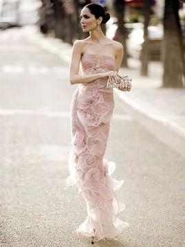 鱼尾礼服网红,时尚潮流的璀璨明珠